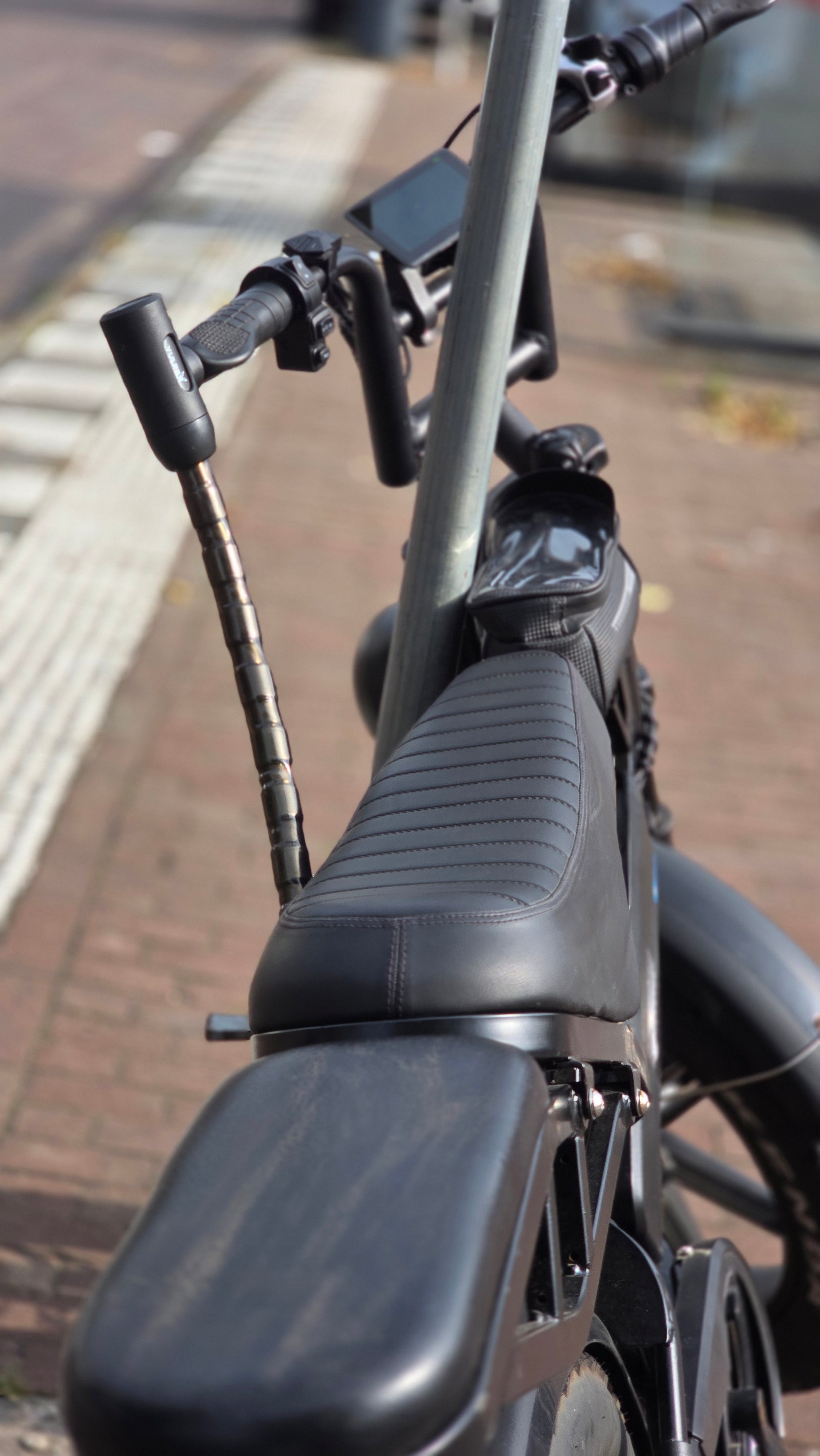 Vulpex EasyLock – Antivol léger à chaîne pour fatbike avec montage guidon