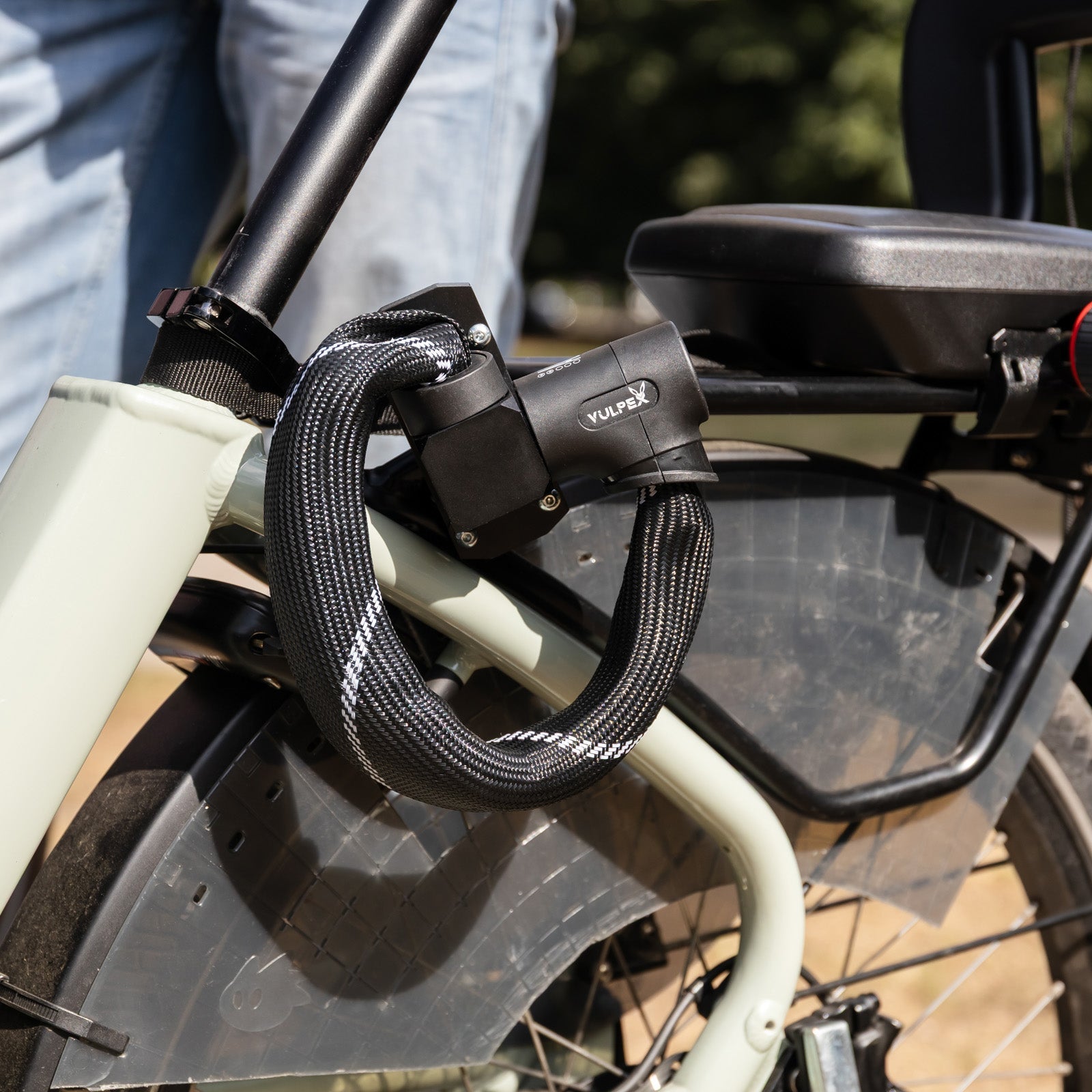 Vulpex ProLock - Cykel Styrmonteret lås inkl. ART 2 kædelås