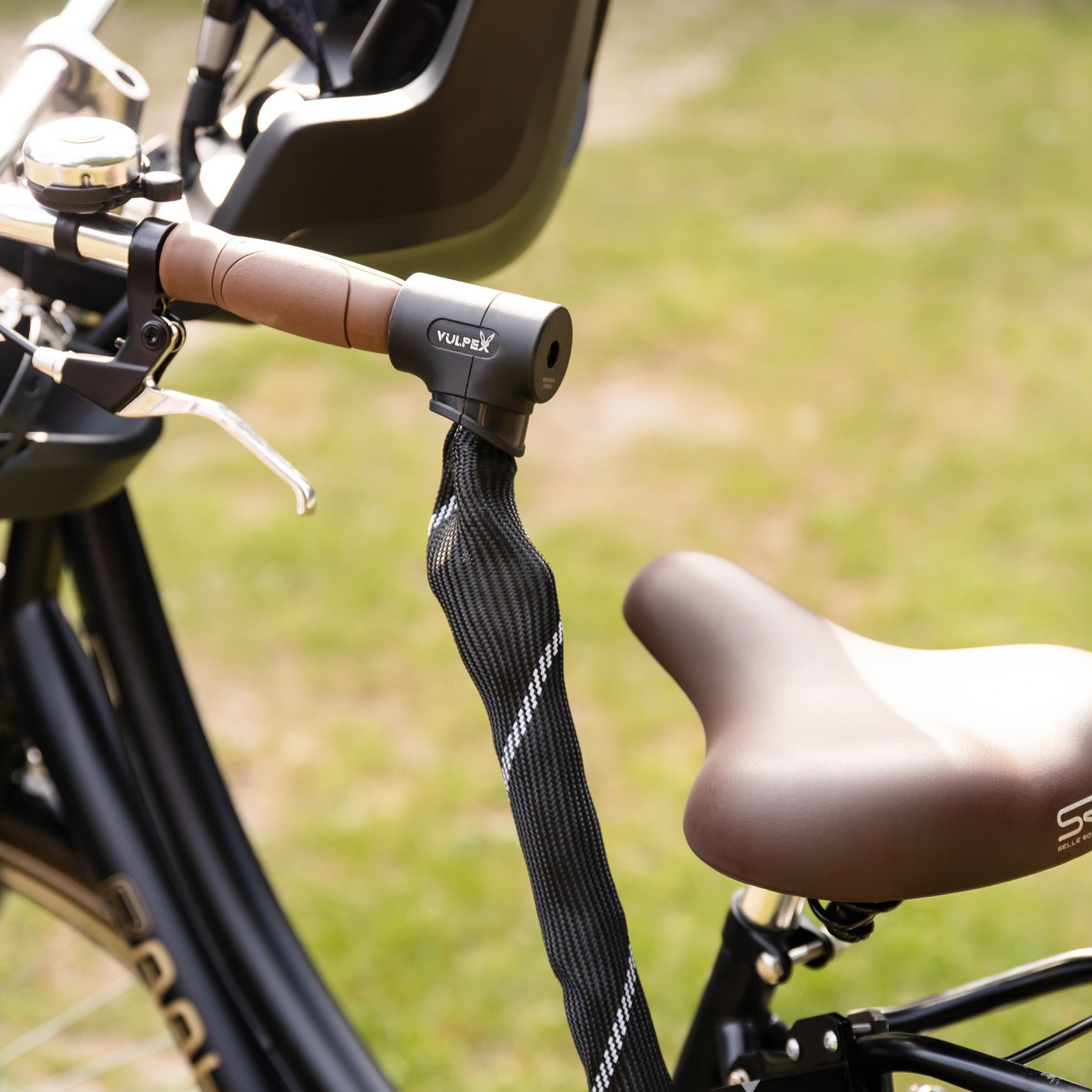 Vulpex ProLock - Cykel Styrmonteret lås inkl. ART 2 kædelås
